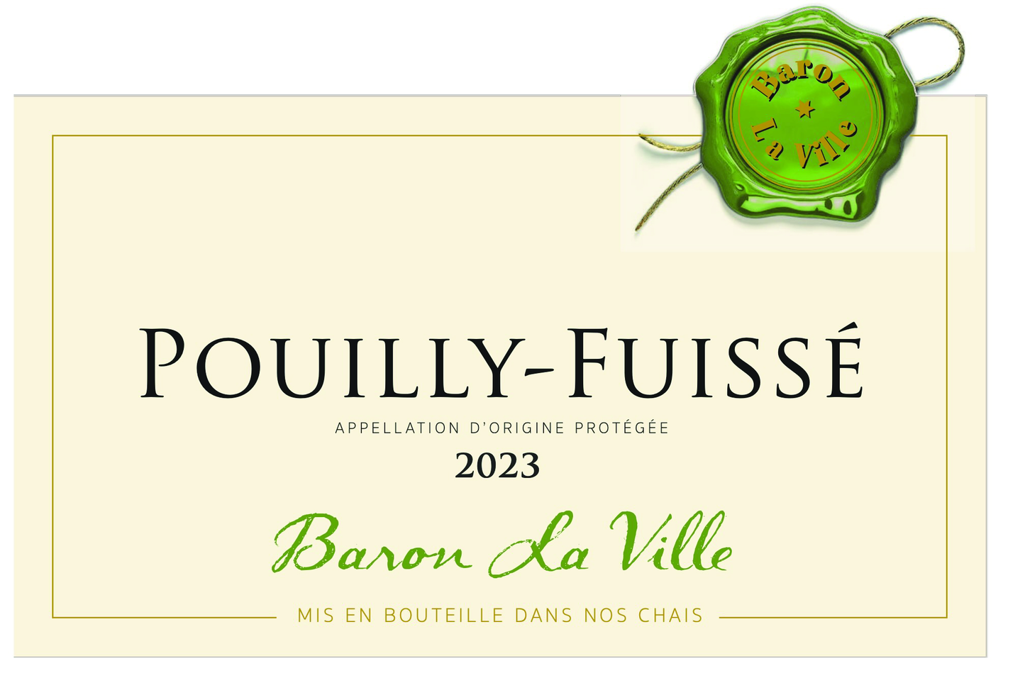 Baron La Ville Pouilly-Fuissé 2023