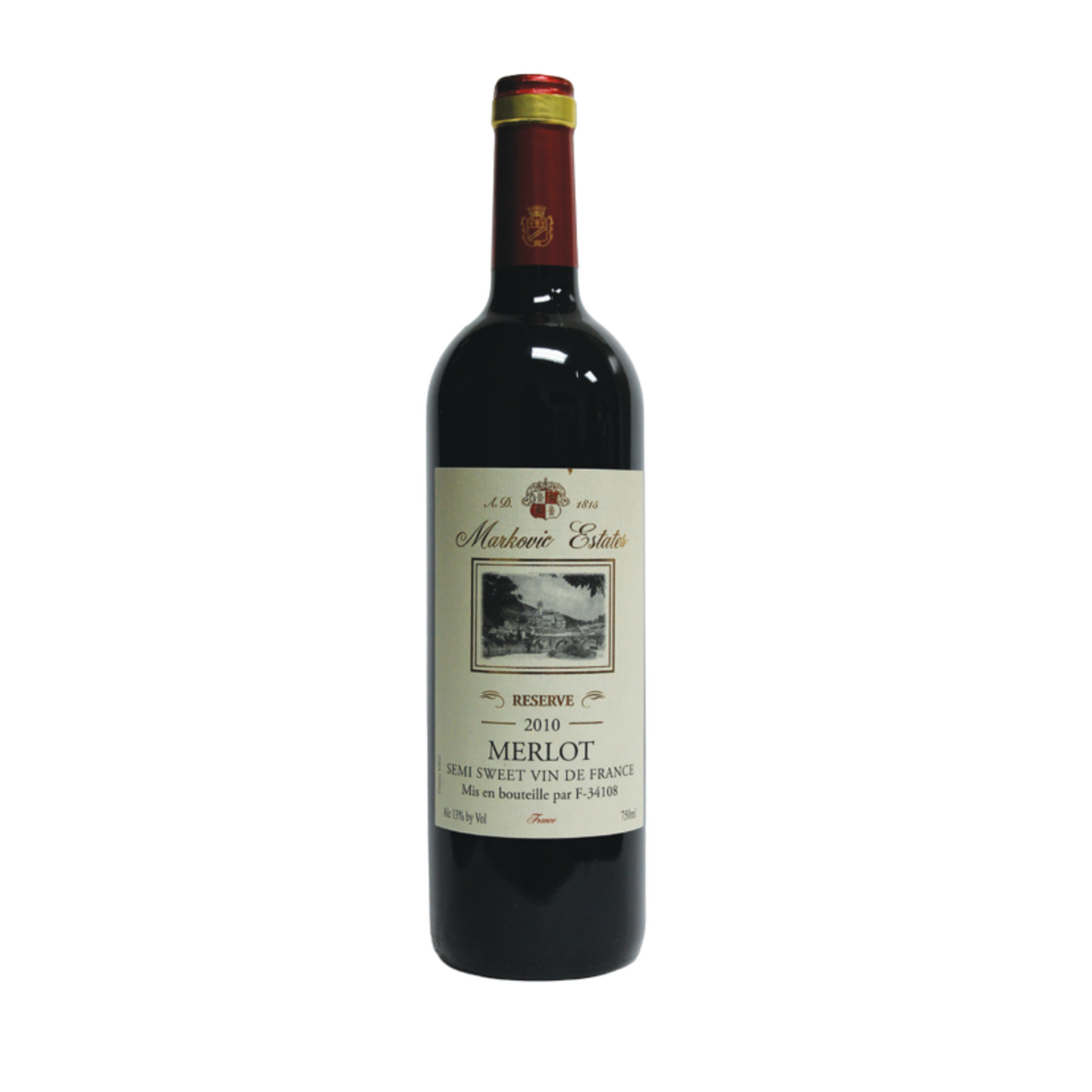 Markovic Estates Merlot Semi Dry 2023