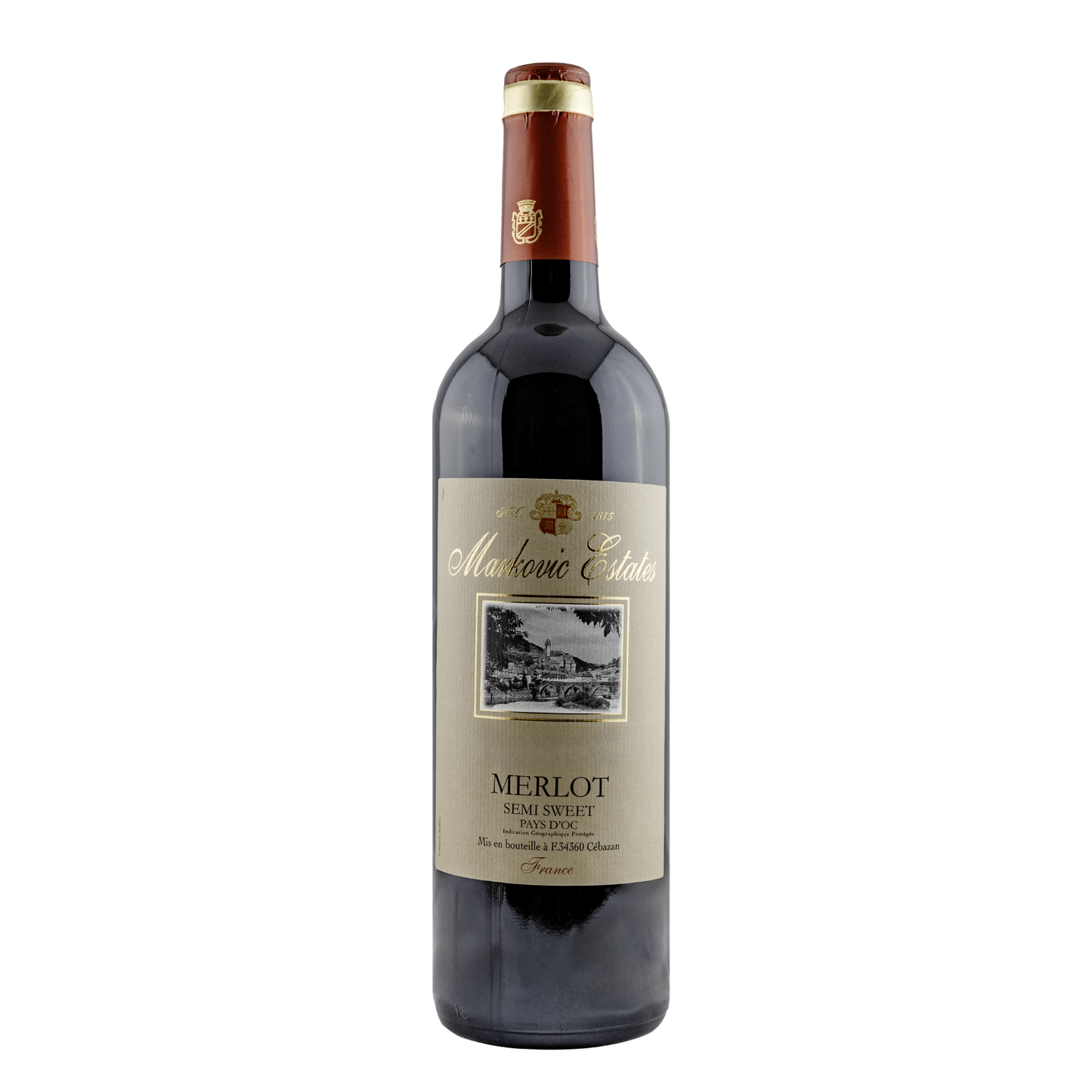 Markovic Estates Merlot Semi Sweet 2024