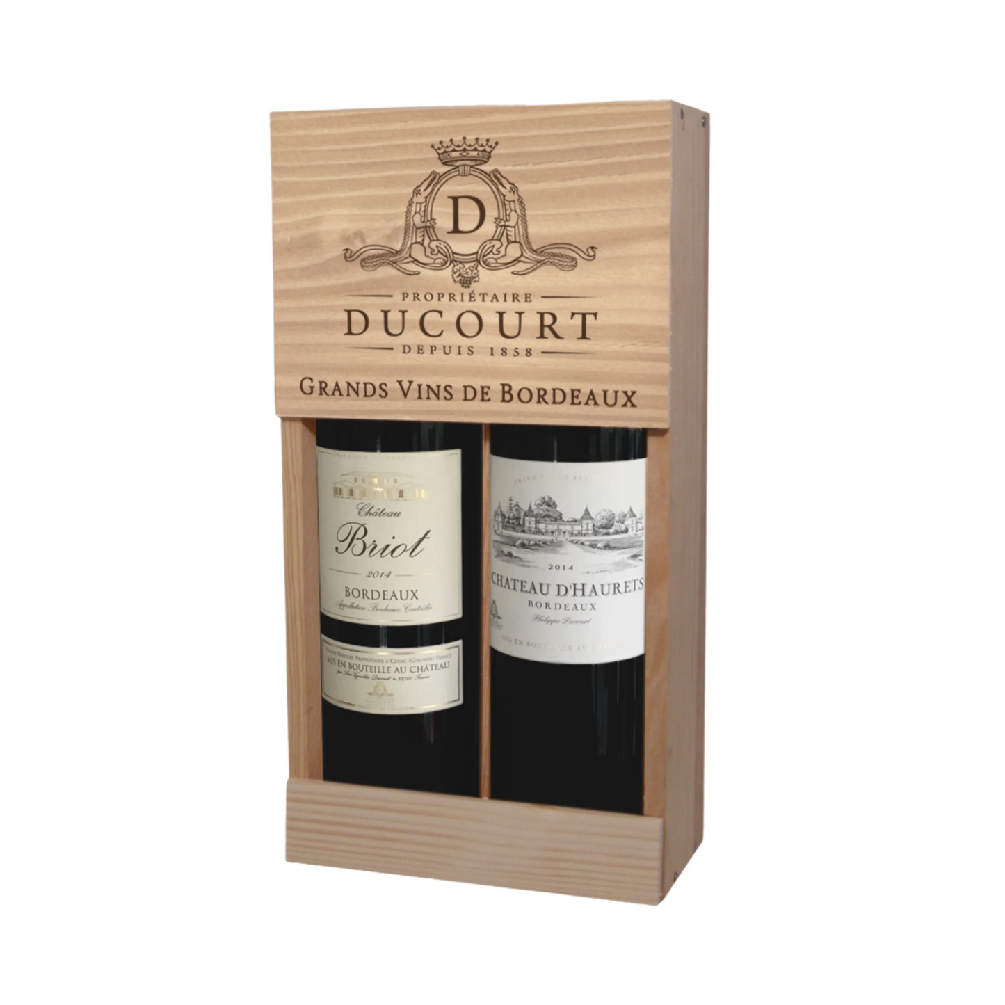 Chateau Briot Gift Set Bordeaux Red