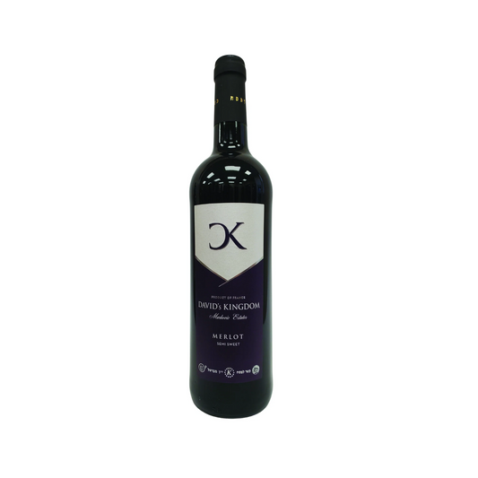 Davids Kingdom Kosher Merlot Semi-Sweet 2020