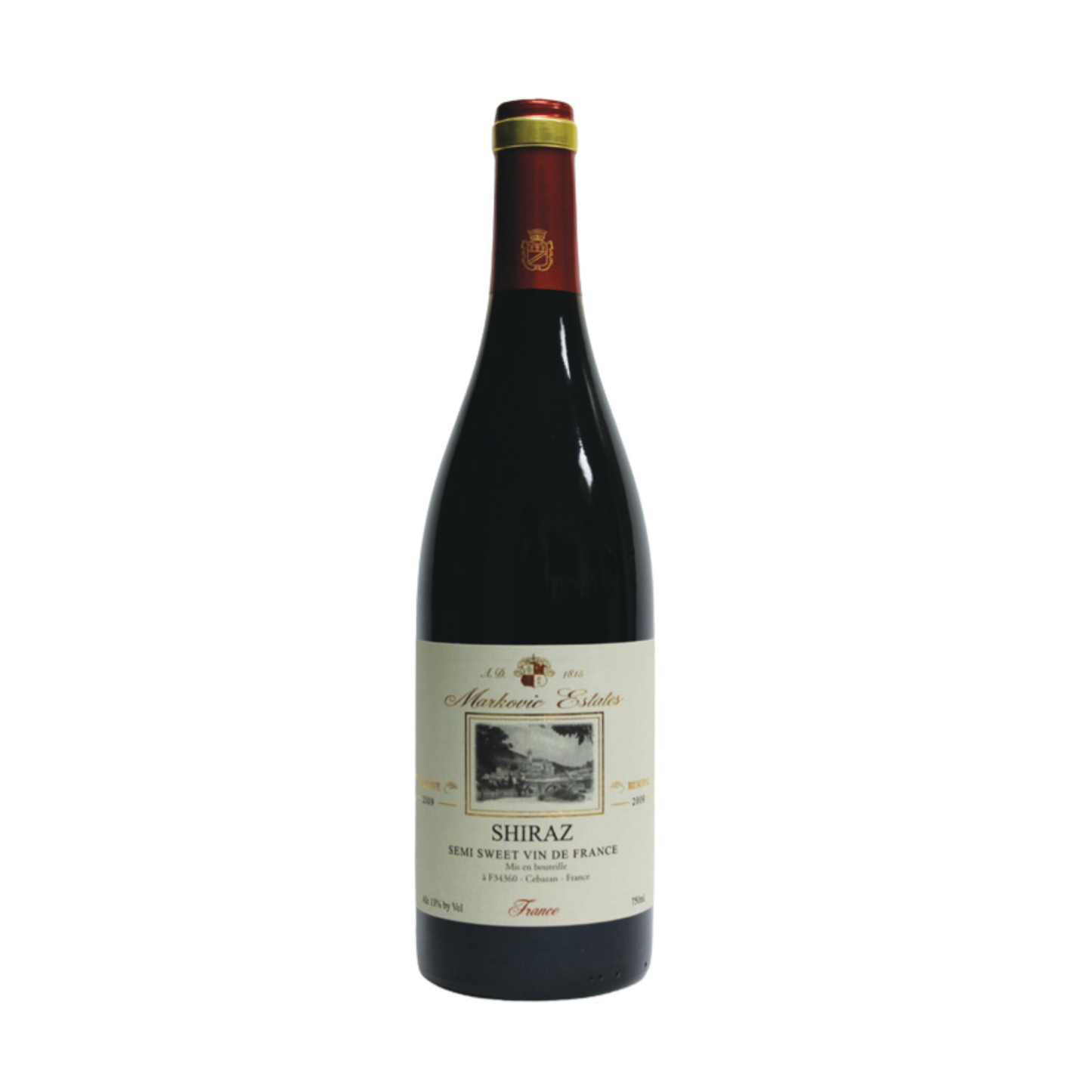 Markovic Estates Shiraz Semi-Sweet  2023