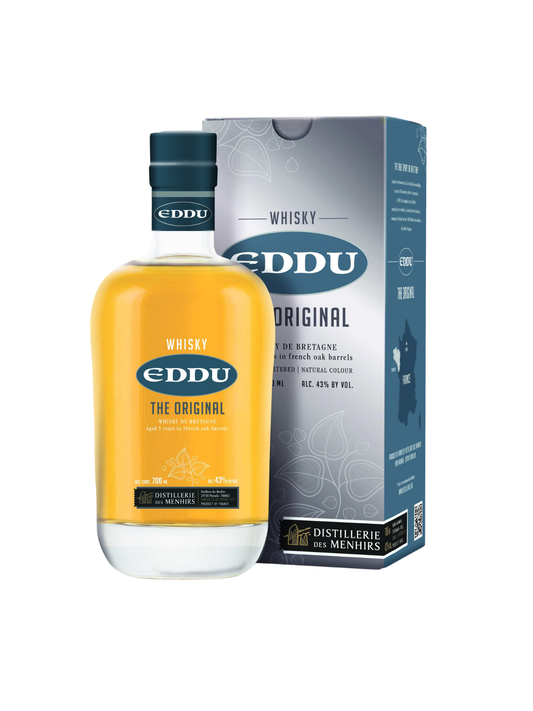 Eddu Whisky 100% Buckwheat Double Wood Aged 5 Years In Cognac Casks And 1 Extra Year In New Oak